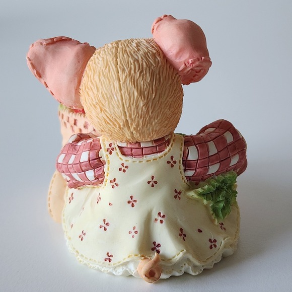 Enesco This Little Piggy Went To Market Collectible Figurine 1994 VTG With Box - Picture 7 of 16